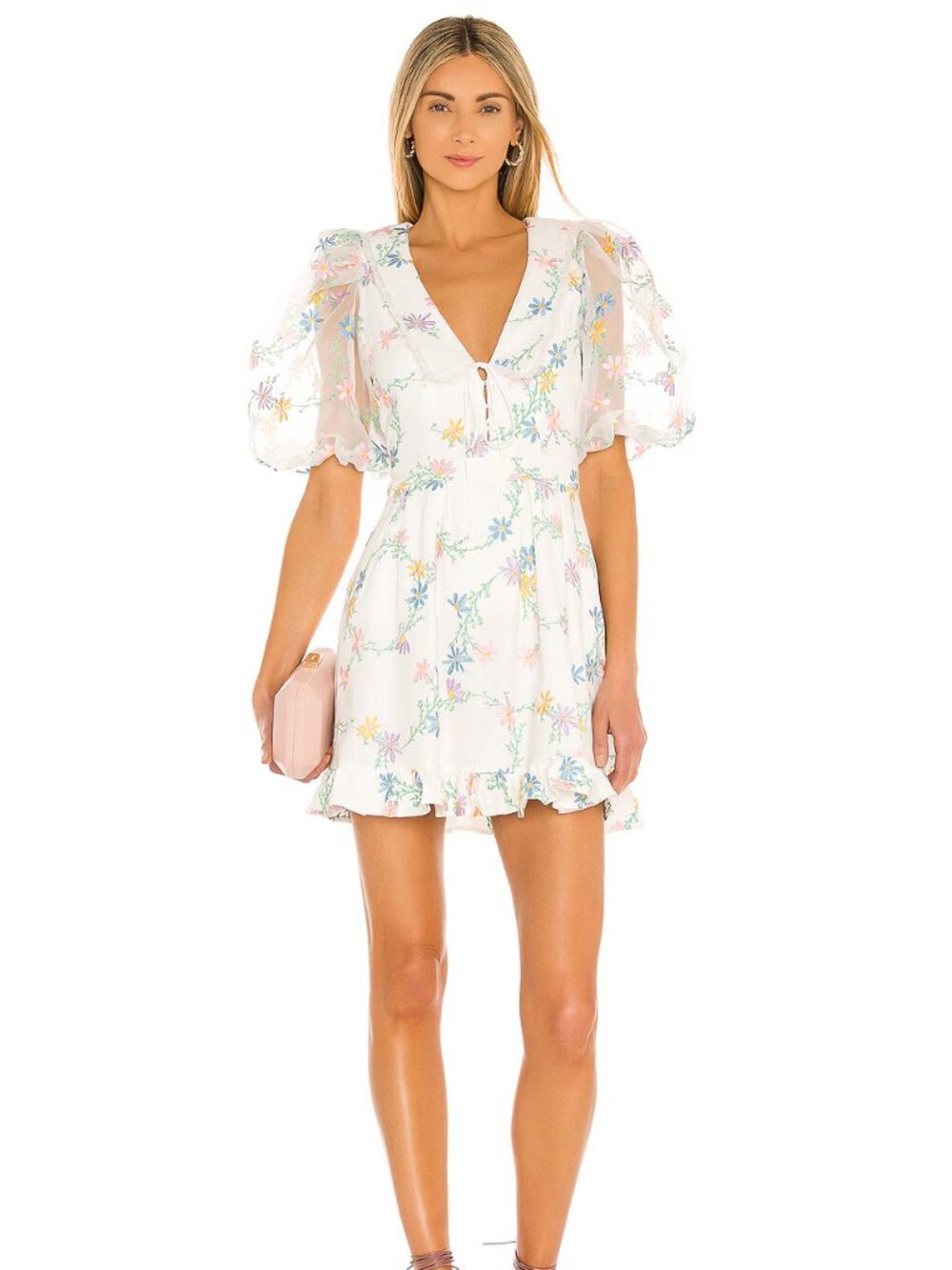 For Love & Lemons Floral Dress Size Small